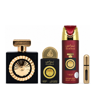 GIFT SET NEBRAS WOMEN - 3 Piece Eau De Parfum Gift Set BY LATTAFA PRIDE