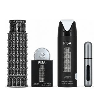 GIFT SET PISA UNISEX - 3 Piece Eau De Parfum Gift Set BY LATTAFA PRIDE
