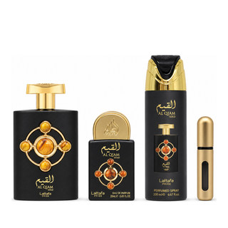 GIFT SET AL QIAM GOLD - 3 Piece Eau De Parfum Gift Set BY LATTAFA PRIDE