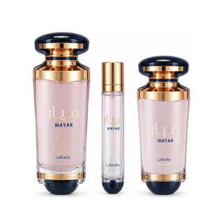 LATTAFA MAYAR 3 PCS GIFTSET WITH 100ML EDP + 12ML TRAVEL SPRAY + 50ML HAIRMIST