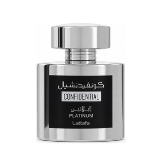CONFIDENTIAL PLATINUM MEN 3.4 OZ. EDP by LATTAFA