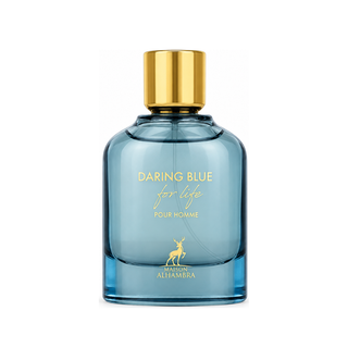 DARING BLUE FOR LIFE HOMME MEN EDP- 100ML (3.40z) BY MAISON ALHAMBRA