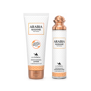 ARABIA MADAME FRAGRANCE MIST + LOTION GIFT SET 2 IN 1 - 100ML (3.40z) BY LE CHAMEAU