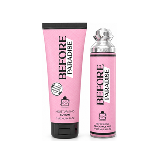BEFORE PARADISE FRAGRANCE MIST + LOTION GIFT SET 2 IN 1 - 100ML (3.40z) BY MILESTONE