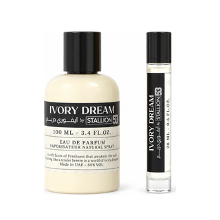 SET IVORY DREAM BY STALLION 53 UNISEX (2pc) EDP SP - 100ml & 20ml By Emper
