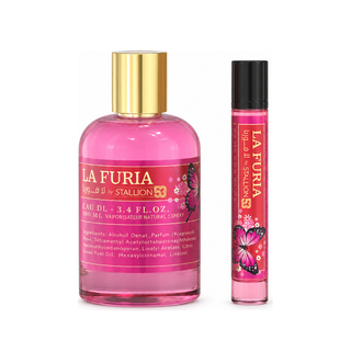 SET LA FURIA BY STALLION 53 WOMEN (2pc) EDP SP - 100ml (3.4oz) & 20ml (0.68oz) By Emper