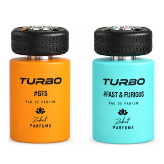 TURBO FAST & FURIOUS + #GTS 100Ml (3.4oz) BY ZAKAT | SPORTY FRESH BUNDLE FOR HIM